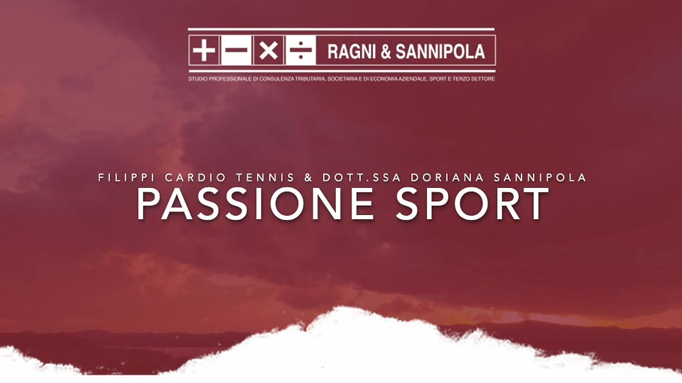 Puntata 62 Passione Sport con Filippi Cardio Tennis ed dott.ssa Sannipola
